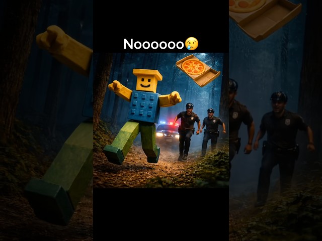 Nooo Noobini Pizzanini in prison?!😭 la policia😢
