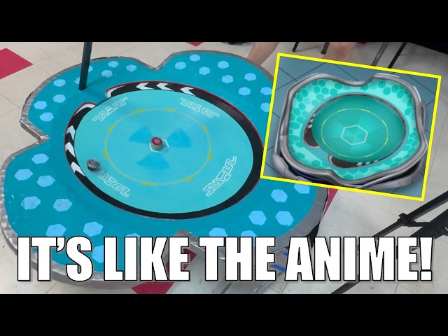 I Battled in a REAL LIFE Beyblade Anime Stadium! | Beyblade X