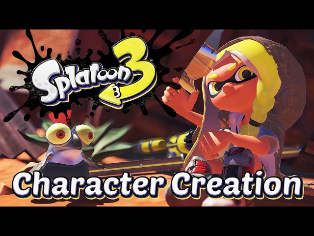 Character creation & starting my first save! ~Splatoon 3~