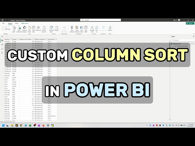 Custom Sort Order Using a Lookup Table | No Circular Dependency