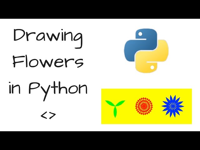 Drawing Flowers in Python
