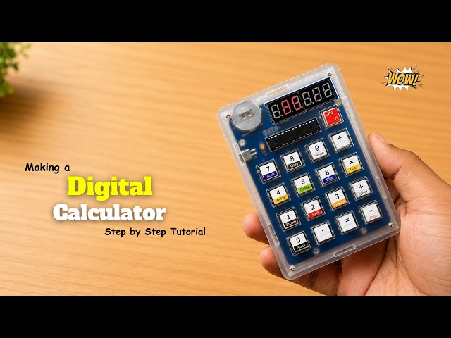 I made a Custom Calculator at Home!