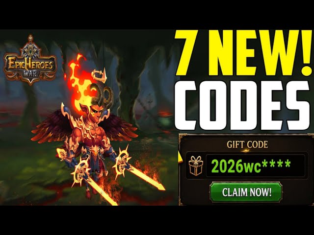 🎁🔥 NEW EPIC HEROES WAR GIFT CODE 2026 | WC ZEUS CODE RELEASED! 🥳 CLAIM FREE REWARDS NOW!