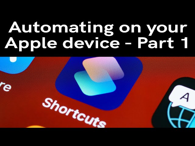 Apple Shortcuts app - Building a Media Shortcut - Part 1