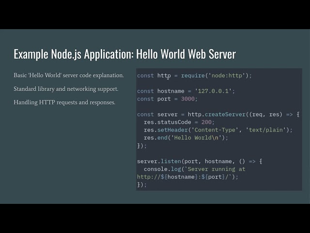 Introduction to NodeJS