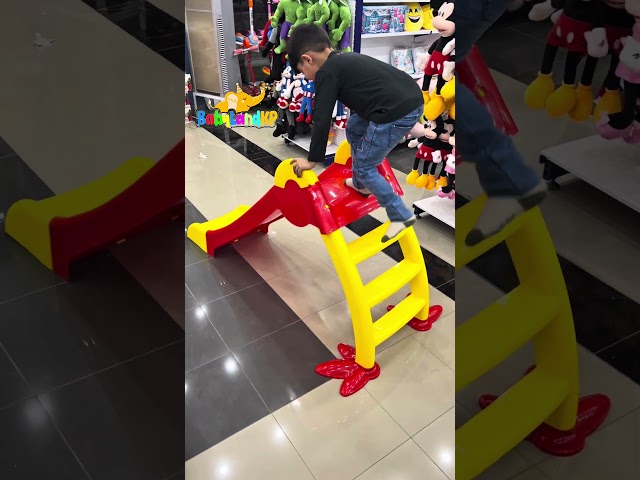 Slide 🛝 for kids #slide #babyslide #jhula #kidsjhula #babygear #tricycle #babylandkp #toys #babyitem