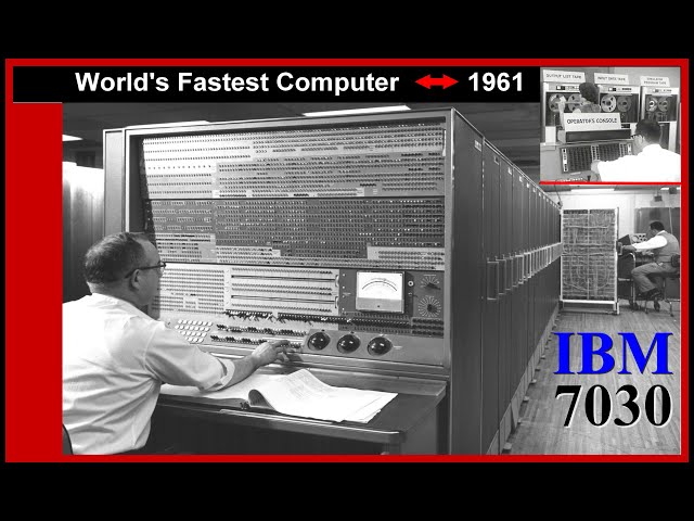 Computer History: World's FASTEST Computer! 1961-1964 film & photos (IBM Stretch supercomputer)