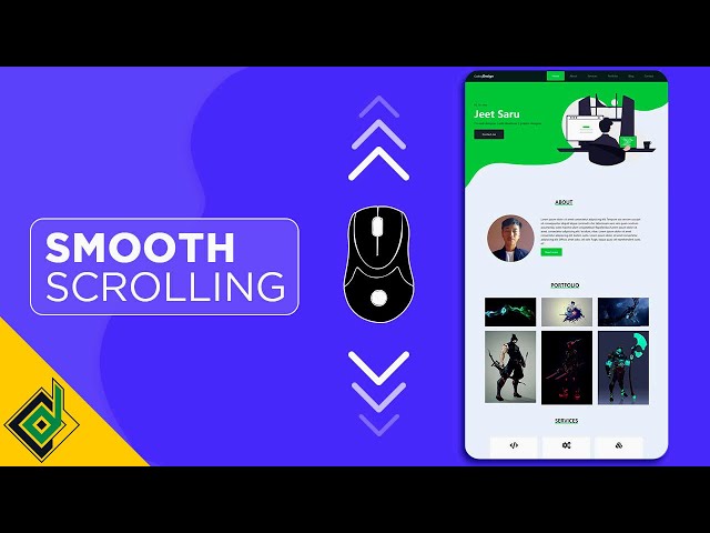 Smooth Scrolling Animation | Pure CSS
