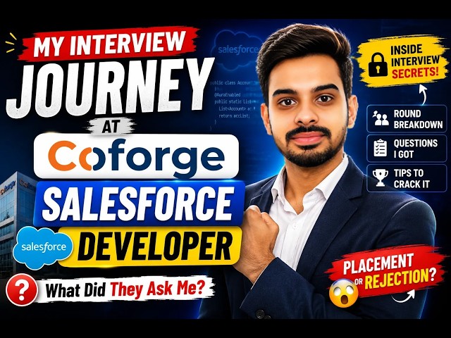 Coforge Salesforce Developer Interview Experience (Real Questions + Tips) | Salesforce Interview