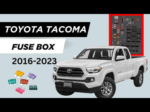 Toyota Tacoma Fuse Box & Relay GUIDE (2016-2023) | Locations & Diagram