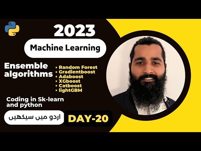 Coding example for ensemble algorithms in python