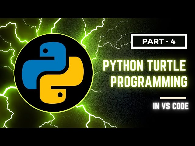 Part 3: Background Color and Fill Color in Python Turtle in #vscode | #pythontutorial  #python