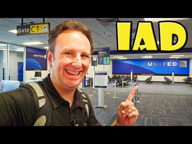 Washington Dulles Airport (IAD) C and D Gates Tour
