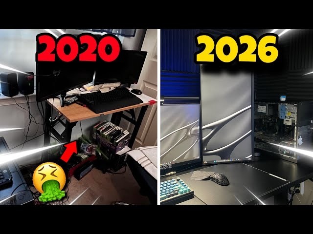 My 6 Year Gaming Setup Progression…