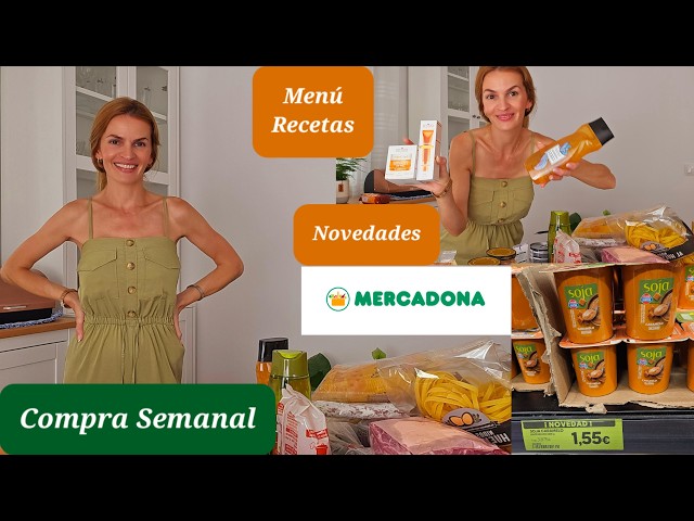 Mercadona Mega Weekly Grocery Haul + New Deliplus Beauty Finds Weekly Menu Ideas Healthy Recipes