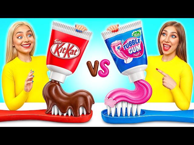 Desafío Comida de Chicle vs de Chocolate | Increíbles Hacks de Cocina por Choco DO