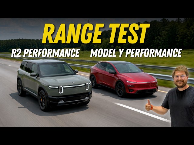 Rivian R2 vs Tesla Model Y 70-MPH Highway Range Test! How Is This Even Possible?