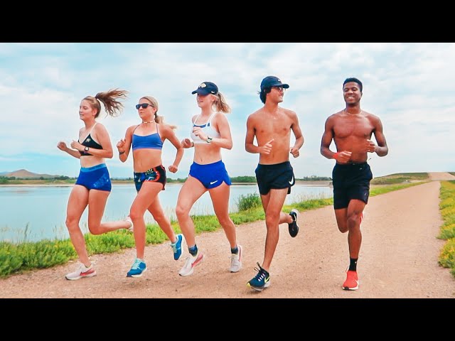 TEMPO RUN IN BOULDER with BASHIR and FRIENDS