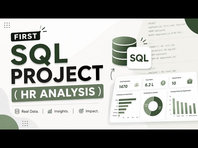 Employee Attrition SQL Project | Full HR Analytics Case Study