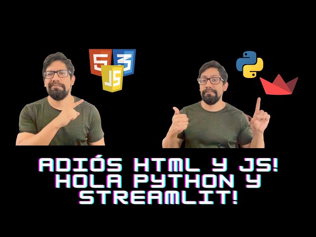 Web apps en minutos con Python y Streamlit
