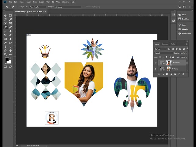 Class # 12 Frame Tool (K)_Convert to Frame_Object Convert to Frame_Shapes Convert to Frame