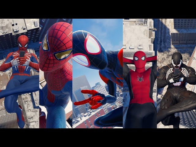 Evolution of SPIDER MAN Games 1982 to 2023