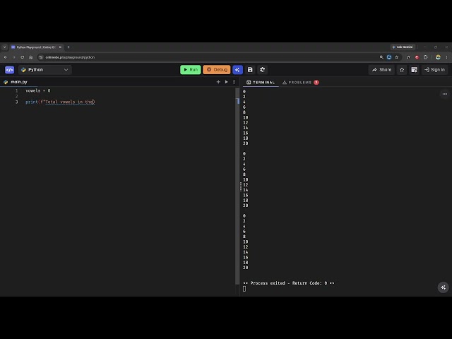 Practicing Loops in Python