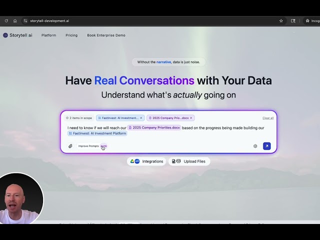 Storytell.ai: Have real conversations with your data so you can understand what's actually going on.