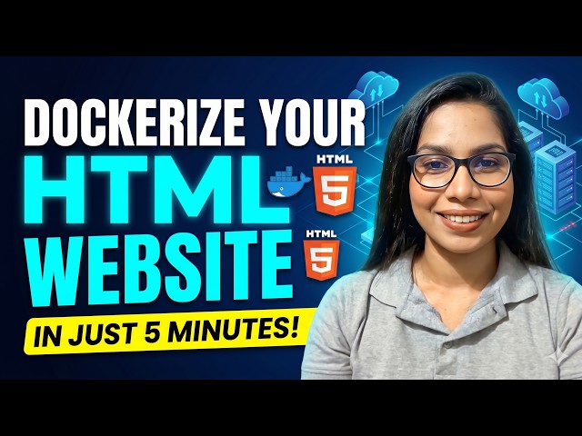 Dockerize Your HTML Website in 5 Minutes! 🐳 | Nginx Tutorial