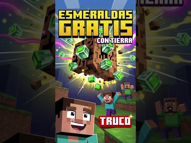 😱 Get EMERALDS from DIRT in Minecraft! 💚