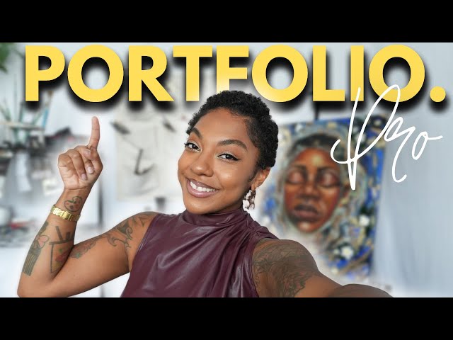 How To Build A Professional Art Portfolio | 5 MUST KNOW Tips for Artists