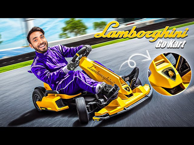 DRIVING A LAMBORGHINI GO KART