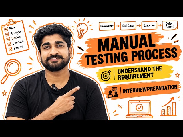 Manual testing process| understand the requirement | interviewpreparation 
