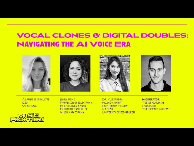 MUSIC FRONTIERS - Vocal Clones & Digital Doubles: Navigating the AI Voice Era #aimusic #voicecloning