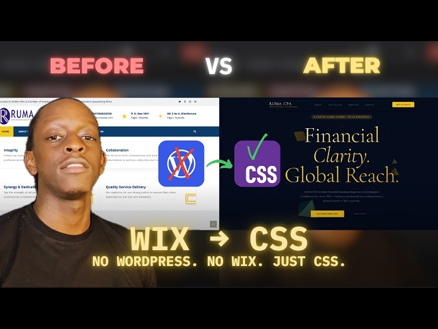 I Rebuilt a 30-Year-Old Accounting Firm's Website With Pure CSS (No WordPress, No Wix)