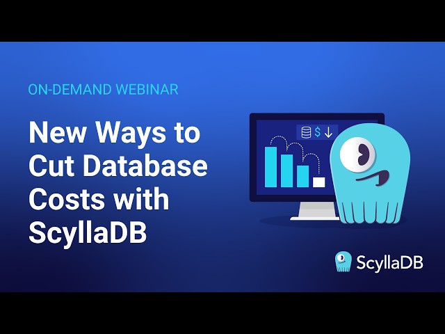 New Ways to Cut Database Costs with ScyllaDB
