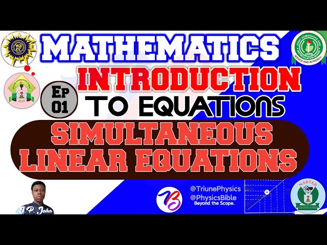 Learn Simultaneous Linear Equations | Step-by-Step Math Tutorial for Class 10-12