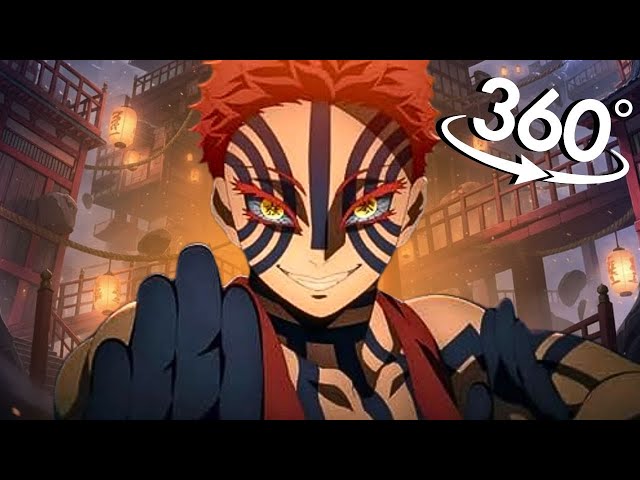 Can you find AKAZA Demon Slayer Infinity in Castle 360° VR | 4K