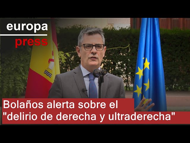 Bolaños warns of the "delusion of the right and far-right" in their manifesto for the Ceuta march