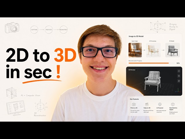 This AI Creates 3D Models from Photos & Videos | Student Demo