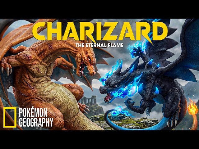 NatGeo: Solar Flare and Azure Shadow | Mega Charizard X vs. Mega Charizard Y (Pokémon in Real Life)