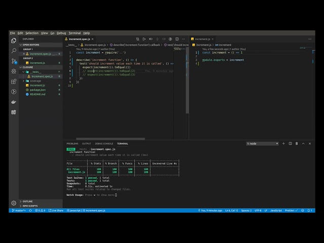 What is a Javascript Closure? (with example)
