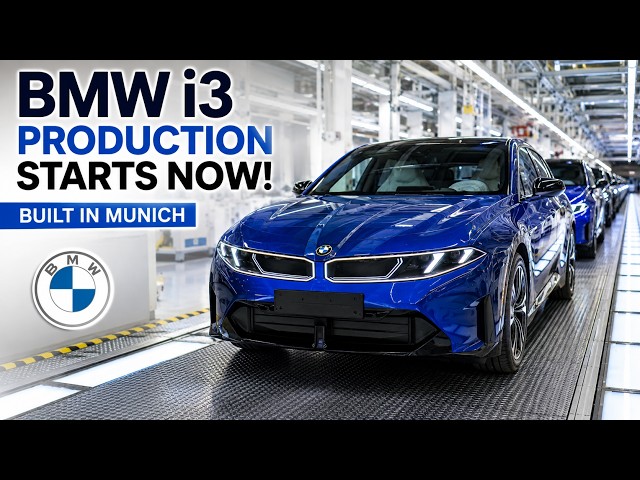 El primer BMW i3 sale de la línea de producción