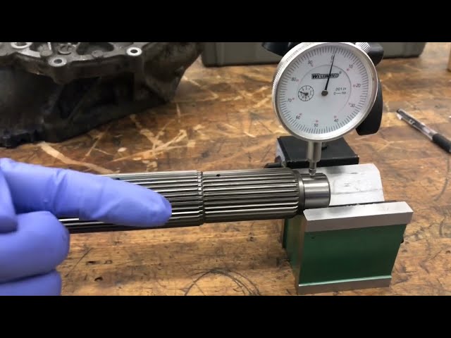 how to read runout on a main shaft.
