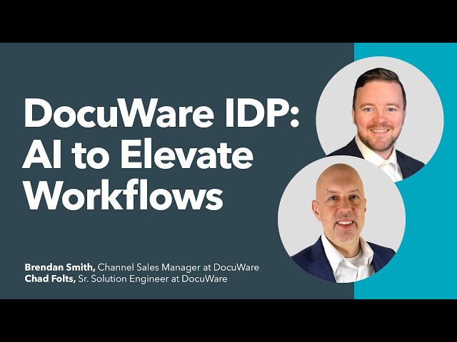 DocuWare IDP: The Next Level of Intelligent Document Processing with AI