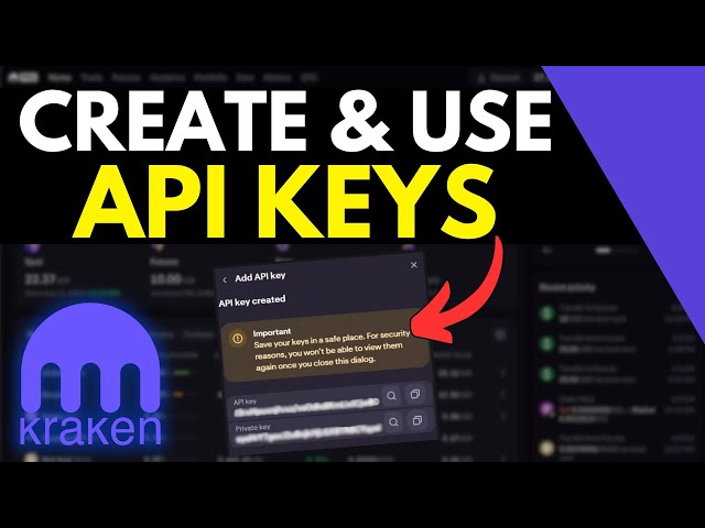 Kraken - How To Create & Set Up API Keys (Easy Guide)