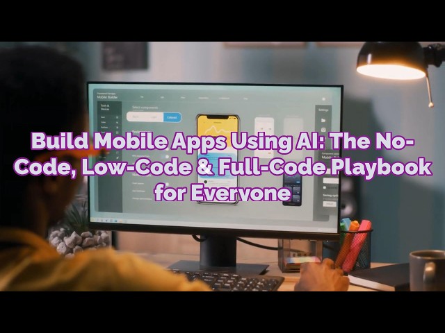 Build Mobile Apps Using AI: The No-Code, Low-Code & Full-Code Playbook for Everyone