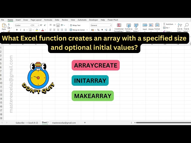 #102 - Excel formula question and answer