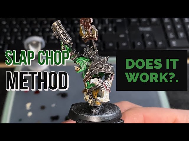 How to SLAPCHOP paint Miniatures fast. (Full Tutorial)