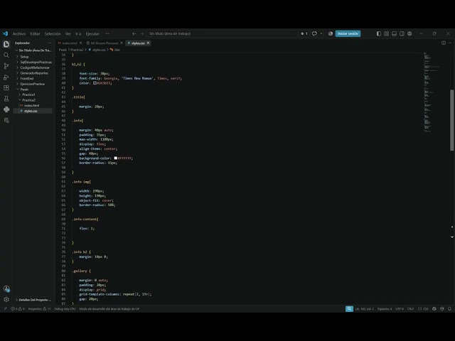 Mi Rincon Personal - Programación web - ITLA
